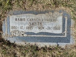 Mamie Cannon <I>Lambert</I> Smyth 