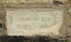 Mary Ida “Mamie or Mae” <I>Lloyd</I> Ellis 
