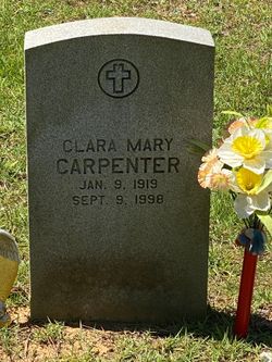 Clara Mary <I>Rawls</I> Carpenter 