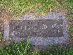 Louise Dell “Louie” <I>Hasty</I> Adams 