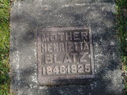 Henrietta <I>Urban</I> Blatz 