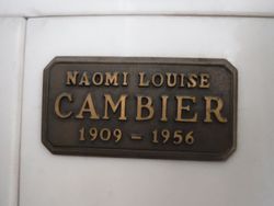 Naomi Louise <I>Meyers</I> Cambier 