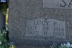 Lucy P. <I>Tucker</I> Sarver 