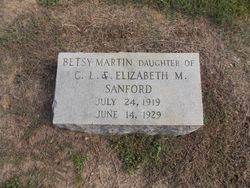 Betsy Martin Sanford 