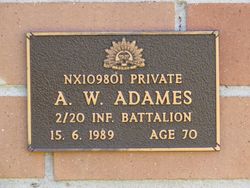PVT Alfred William Adames 
