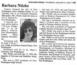 Barbara A. <I>Prom</I> Nitzke 