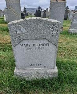 Mary <I>Malley</I> Blondel 