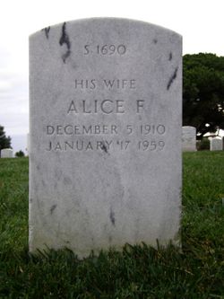 Alice F King 