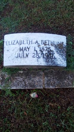Elizabeth A. <I>Alexander</I> Bethune 