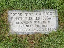 Dorothy <I>Cohen</I> Segall 