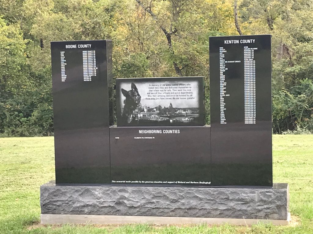 Northern Kentucky Police K-9 Memorial