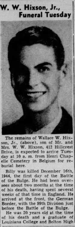 William Wallace Hixson Jr.