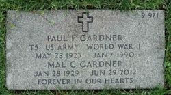 Paul F Gardner 