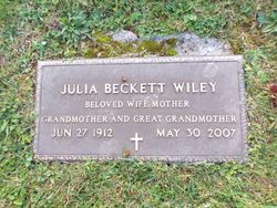 Julia <I>Beckett</I> Wiley 