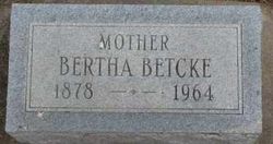 Bertha <I>Goertz</I> Betcke 