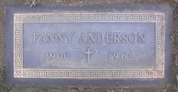 Fanny <I>Dunsmore</I> Anderson 