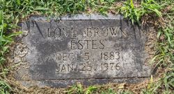 Lovdelly “Love” <I>Brown</I> Estes 