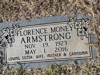 Florence <I>Money</I> Armstrong 