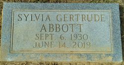 Sylvia Gertrude Abbott 