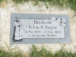 Elizabeth <I>Tidswell</I> Turpin 