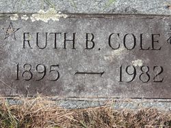 Ruth B. <I>Wilson</I> Cole 