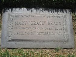 Mary Grace <I>Whitney</I> Braun 