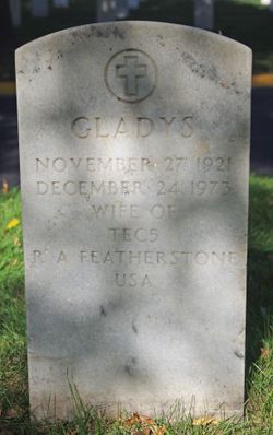 Gladys Millicent <I>Adams</I> Featherstone 