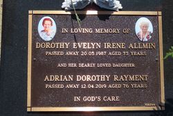 Adrian Dorothy Rayment 