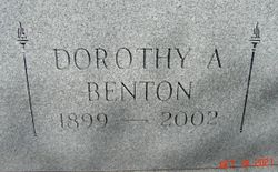 Dorothy May <I>Ferger</I> Allen Benton 