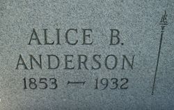 Alice B. <I>McMullen</I> Anderson 