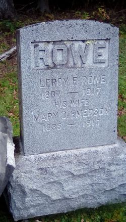 Mary D. <I>Emerson</I> Rowe 