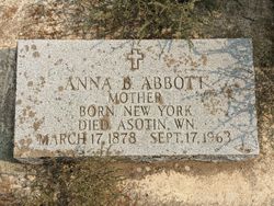 Anna G. <I>Bourier</I> Abbott 