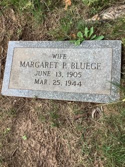 Margaret <I>Parcelle</I> Bluege 