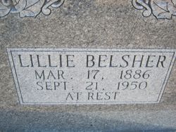 Lillie Bell <I>Norwood</I> Belsher 