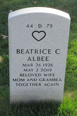 Beatrice “Bea” <I>Colson</I> Albee 