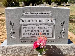 Katie <I>Stroud</I> Pate 