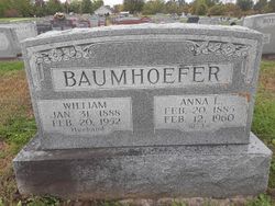 Anna I. <I>Pruesner</I> Baumhoefer 