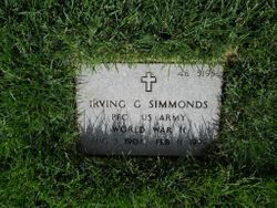 Irving G Simmonds 