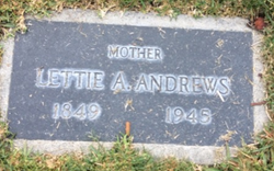 Arletta Adella “Lettie” <I>Burt</I> Andrews 