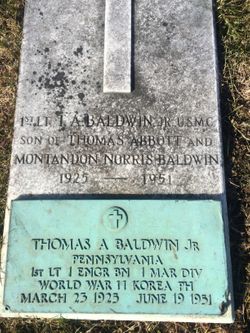 1LT Thomas Abbott Baldwin Jr.