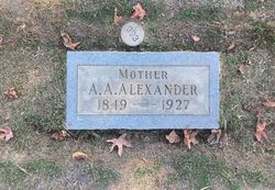 A. A. Alexander 