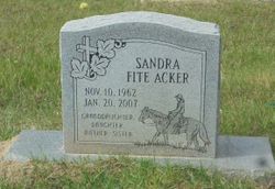 Sandra Kay <I>Fite</I> Acker 