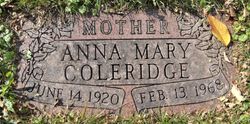 Anna Mary <I>First</I> Coleridge 