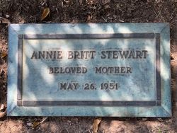 Annie <I>Britt</I> Stewart 