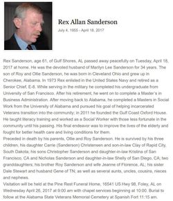 Rex Allan Sanderson 