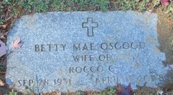 Betty Mae <I>Osgood</I> Monetta 