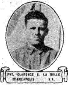 PVT Clarence Richard La Belle 