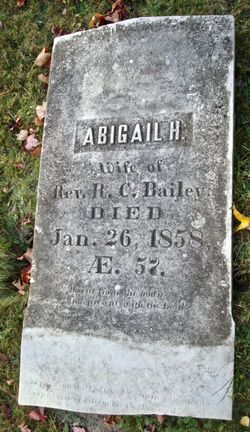 Abigail H. <I>Seavey</I> Bailey 