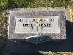Mary Lou <I>Foster</I> Dierksen 