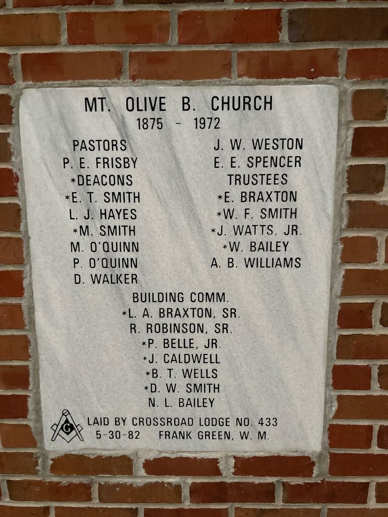 East Mount Olive Baptist Church Cemetery